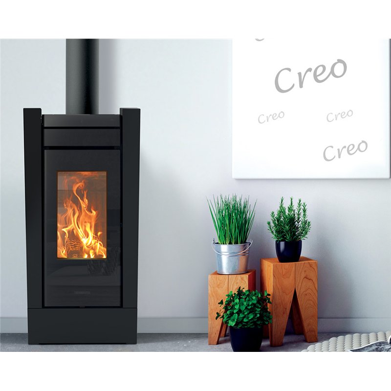 Stufa a Legna Canalizzabile Thermorossi Creo Wood