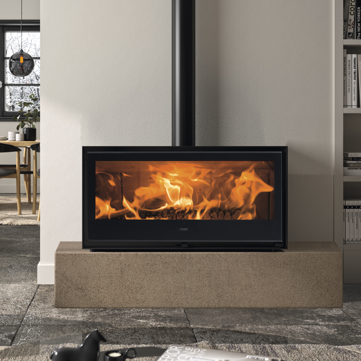 Stufa a Legna Kunst Ebano 5 (8,4 kW)
