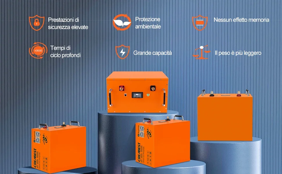 Batteria di Accumulo Litio LiFePO4 Bassa Tensione Bongioanni SolarX-STORE COMPACT (5 - 14 kWh)
