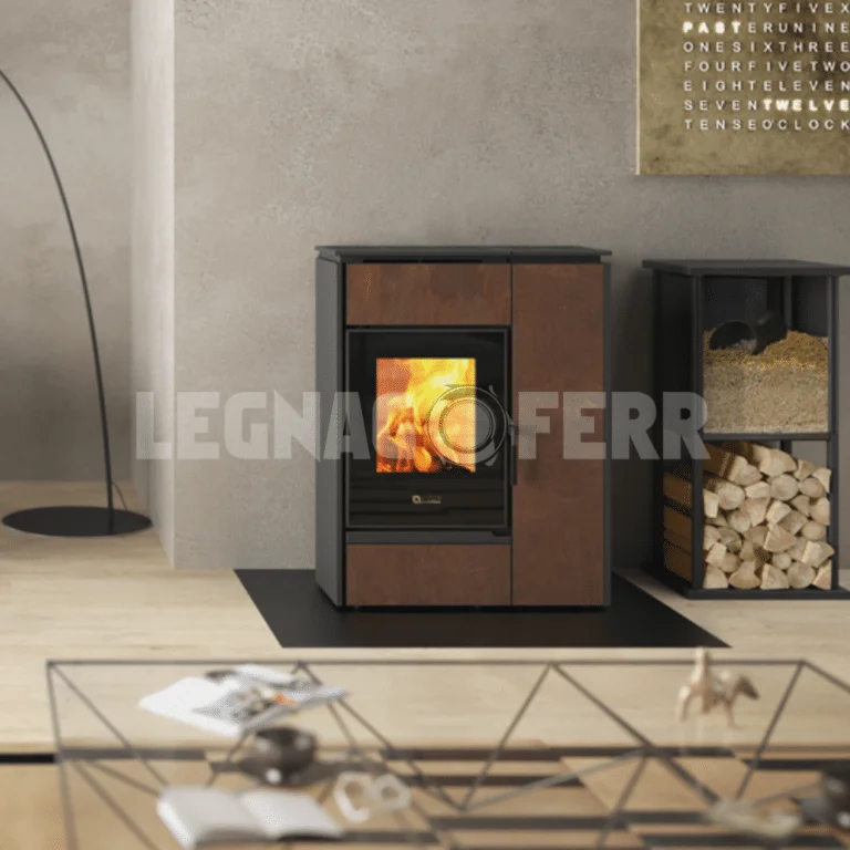 Stufa Ibrida Combinata Legna e Pellet La Nordica Margaret (Gres / Petra Evolution)