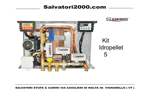 Modulo Integrato Riscaldamento, Caldaia Gas e ACS Kaminbox Idropellet Kit 5