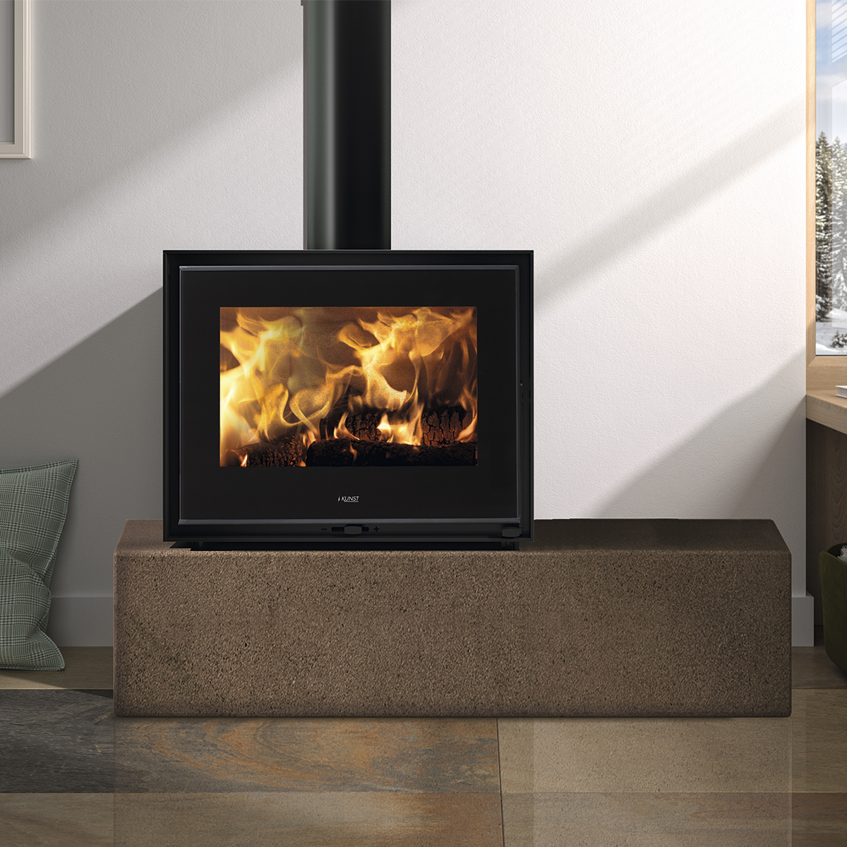 Stufa a Legna Kunst Wengue 5 (6,8 kW)
