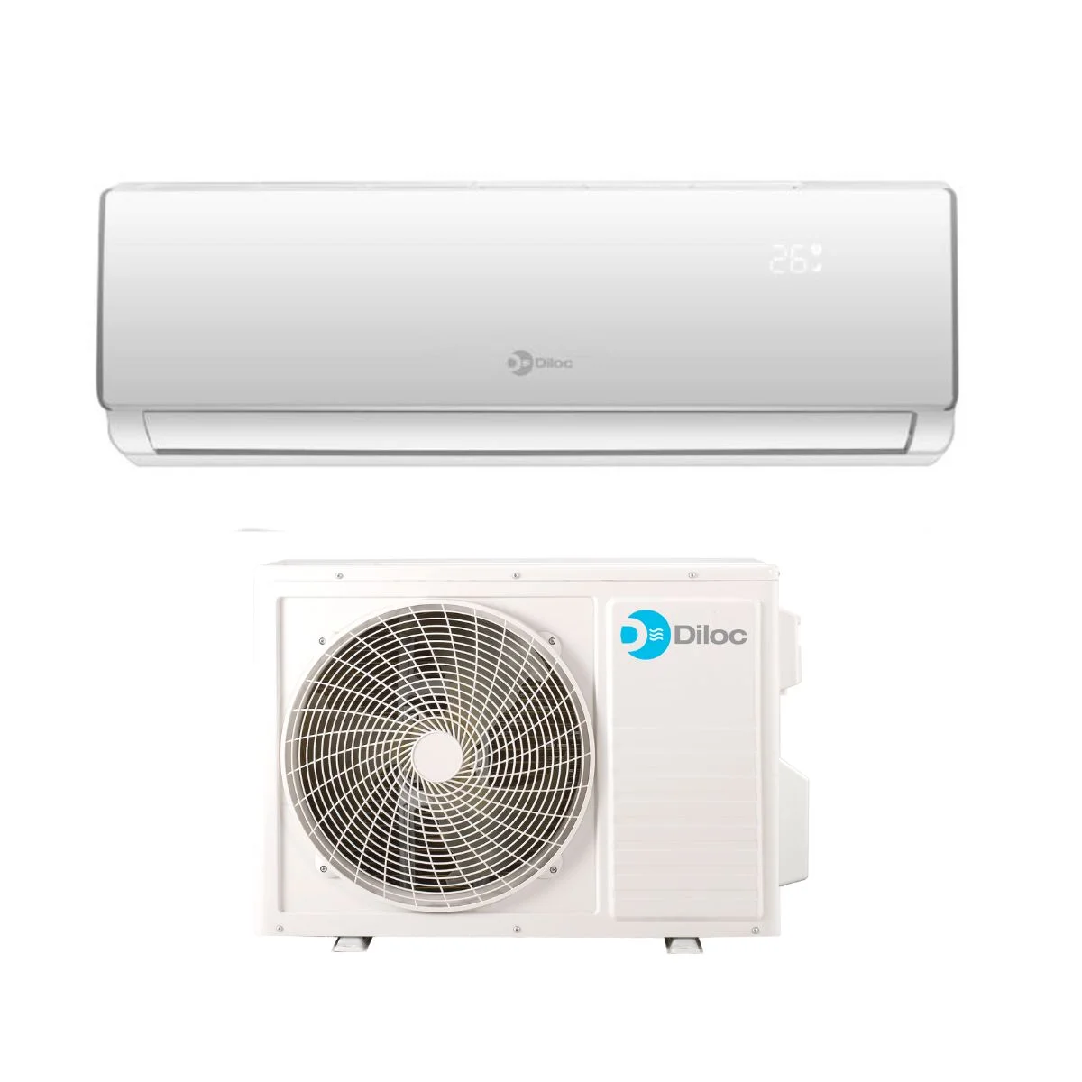 Climatizzatore Monosplit Diloc Serie MIRÒ (9.000 - 24.000 BTU)