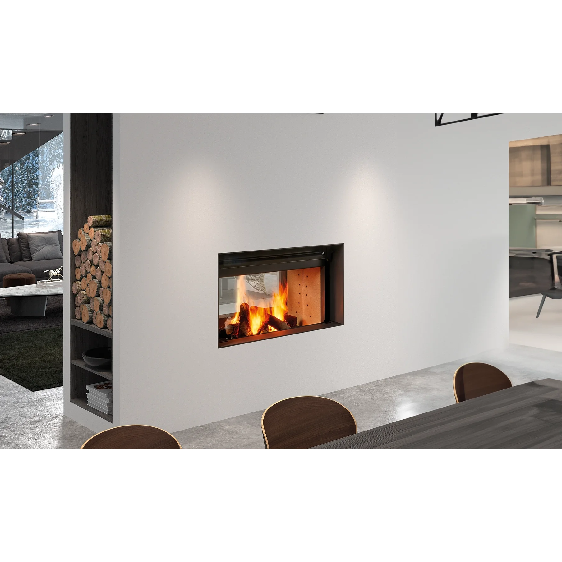 Focolare Bifacciale Saliscendi Rocal G450 DC (M1841)