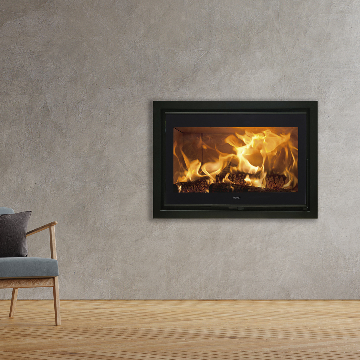 Inserto a Legna Ventilato Kunst I 70 5 (7,6 kW)