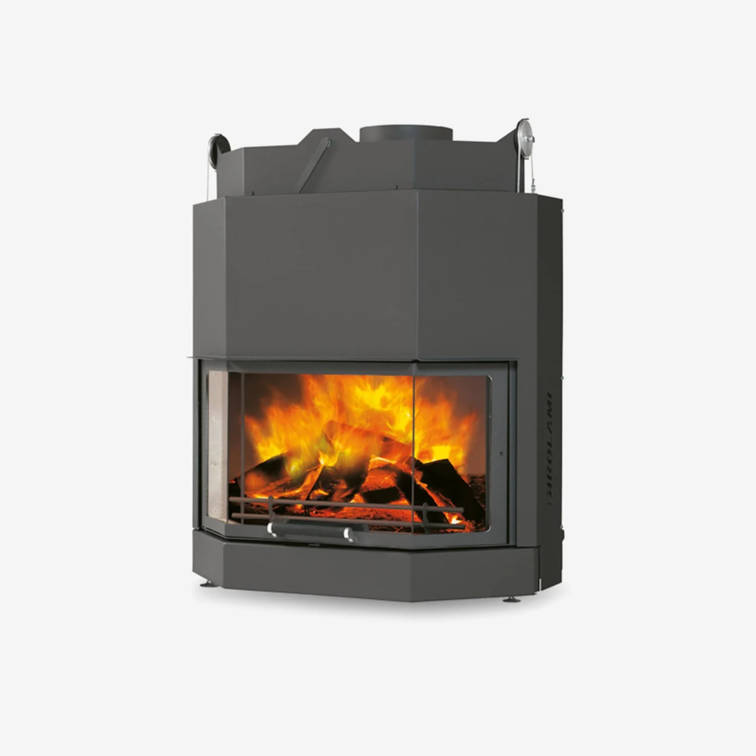 Termocamino Idro a Legna con Saliscendi Girolami TC Evo (Modelli 75, 75 DX/SX Angolare, 75 Curvo & Evo Plus 80)