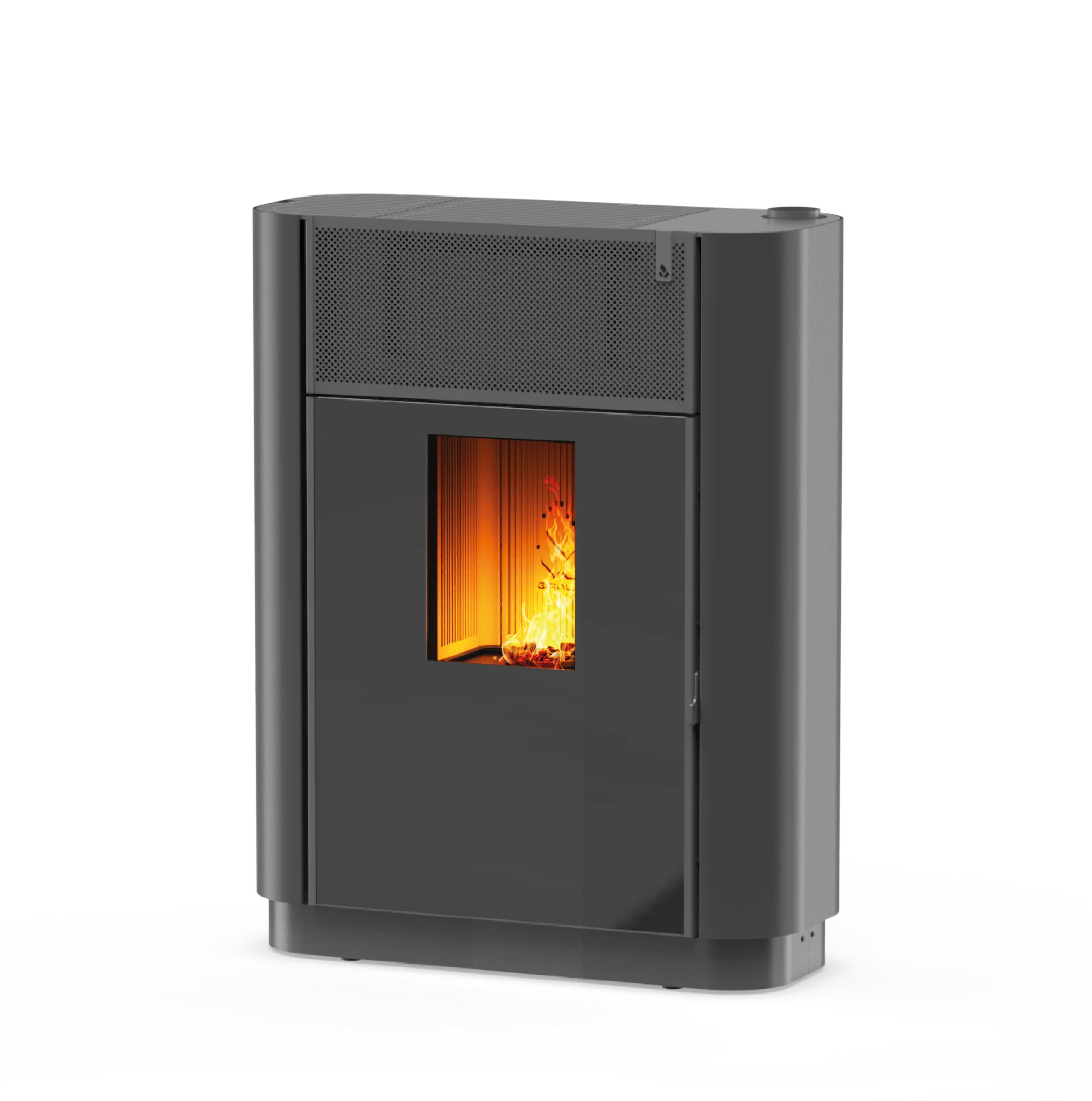 Stufa a Pellet Slim Salvaspazio Girolami Slim (Modelli 9 / 12 / 14 kW - Anche Coassiale)