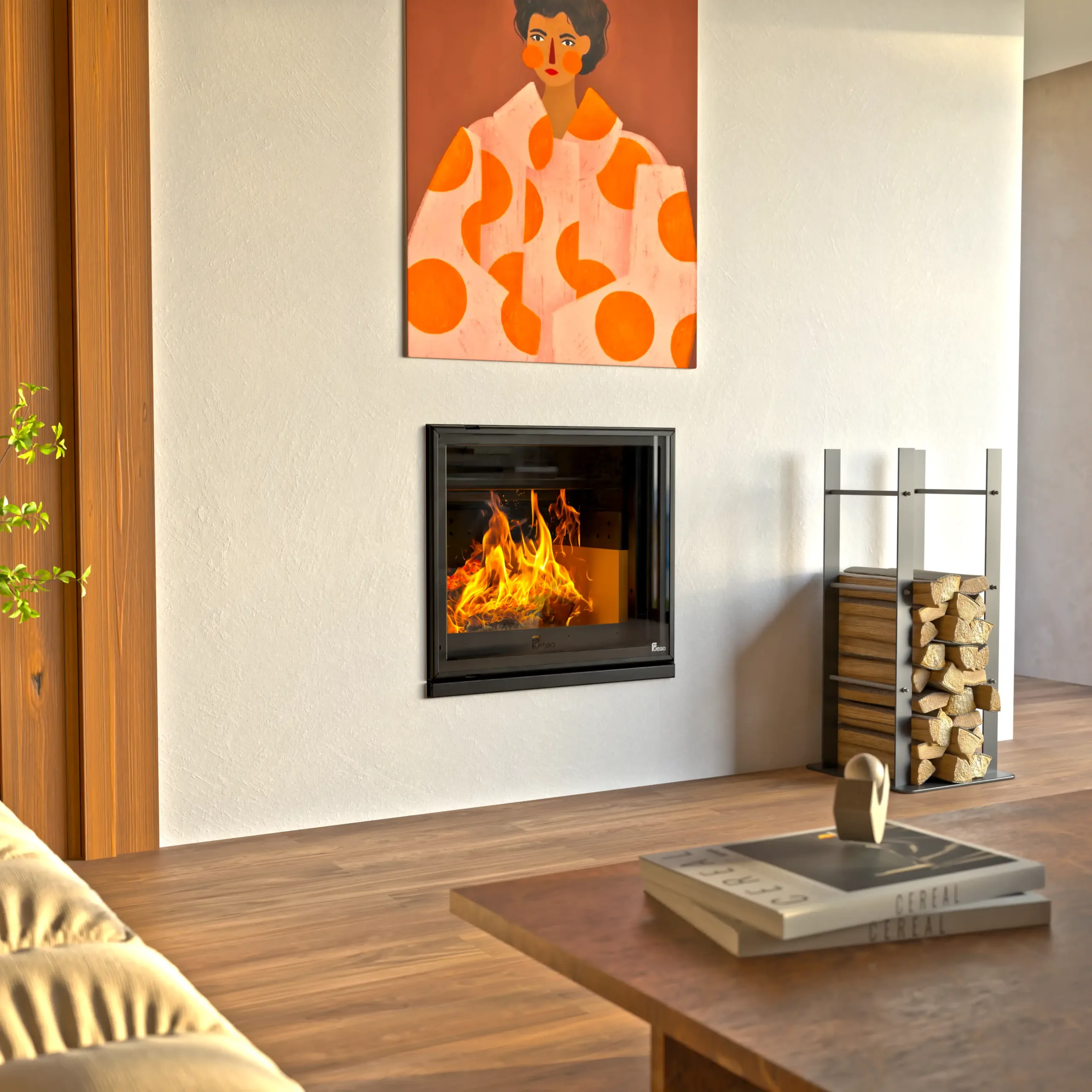 Termocamino a Legna MaticFire MF20 Smart Wood 20 kW (Cod. 01.MF20.100)