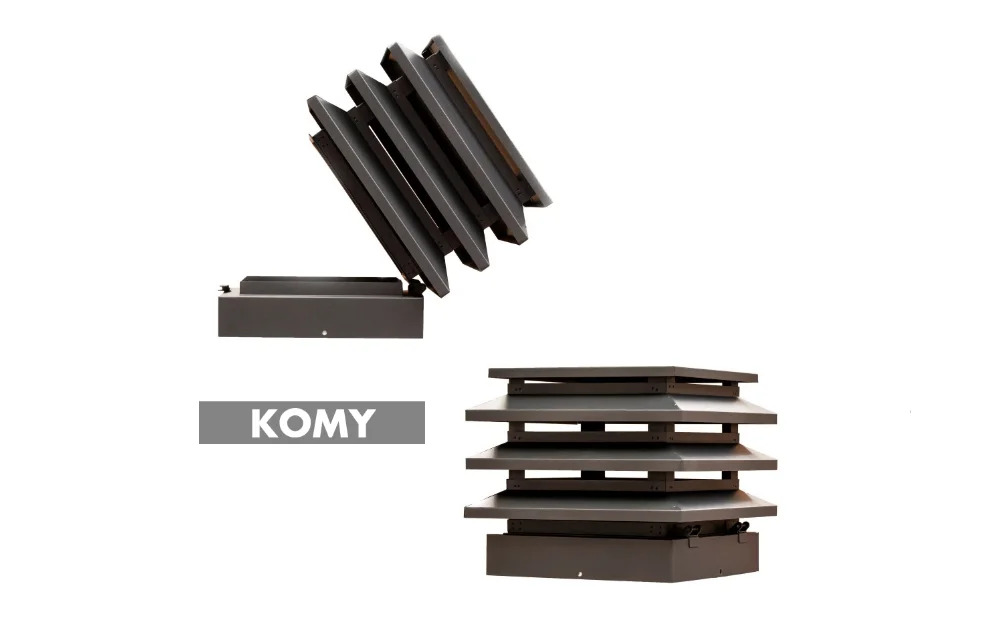 Comignoli Brevettati con Apertura a Ribalta "KOMY" e Comignoli Architettonici MC Fumisteria