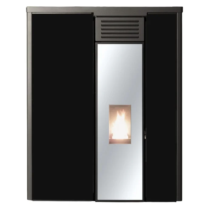Stufa a Pellet Slim Salvaspazio CTL Layla 10 & Fly Slim Glass 10 (Modelli 10 kW - Profondità 28-30 cm)