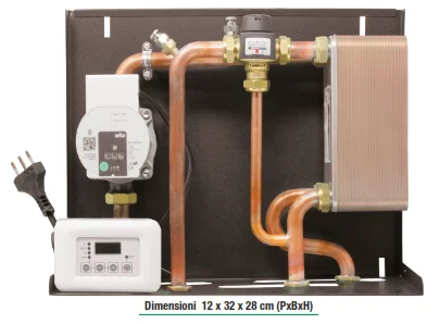Modulo Separatore Compatto Salvaspazio Kaminbox Idropellet 3 Compact
