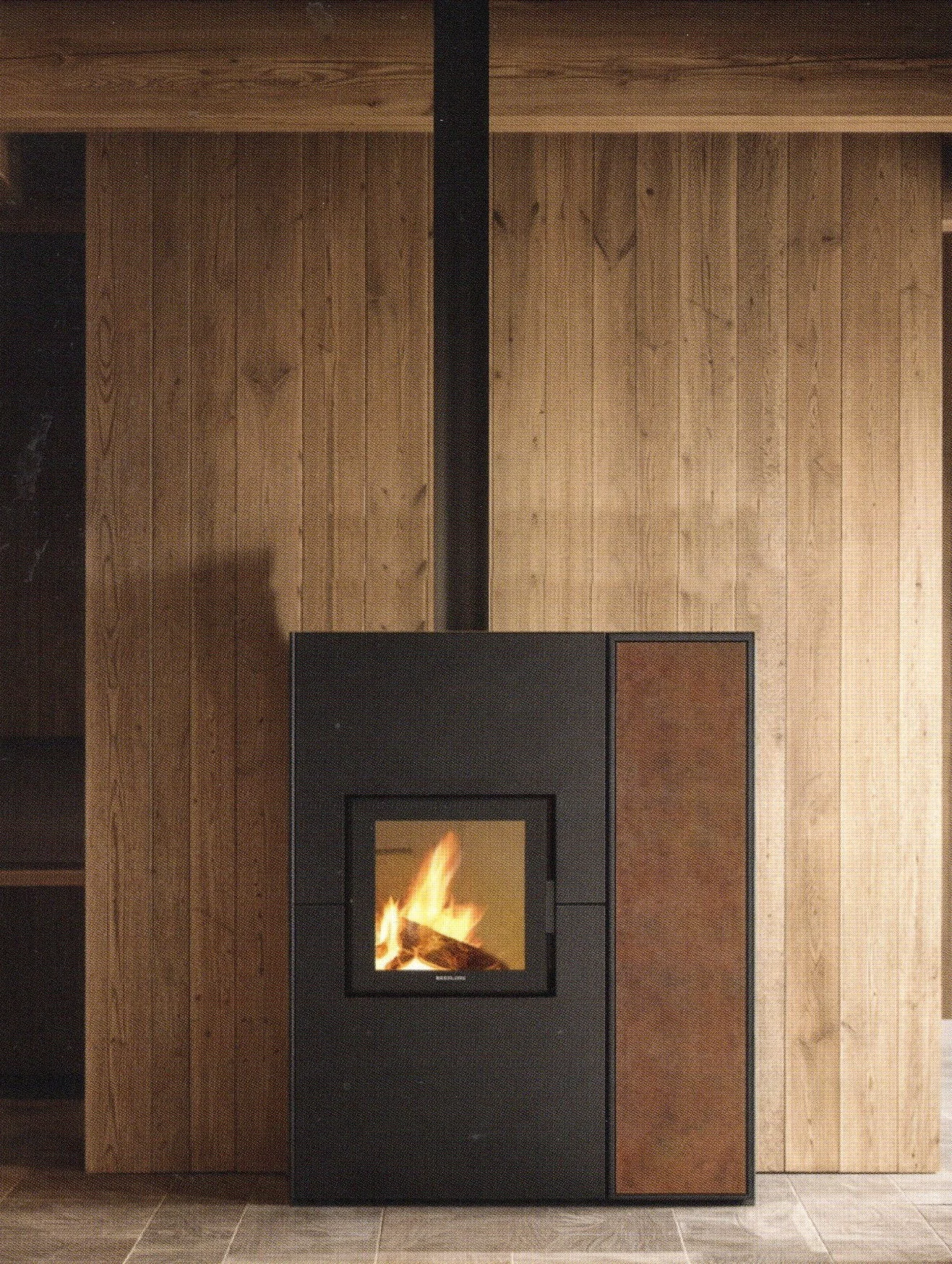 Termostufa Idro Ibrida o Pellet Girolami Sharp, Edge & Furni (Modelli 14 / 18 / 22 / 26 kW)