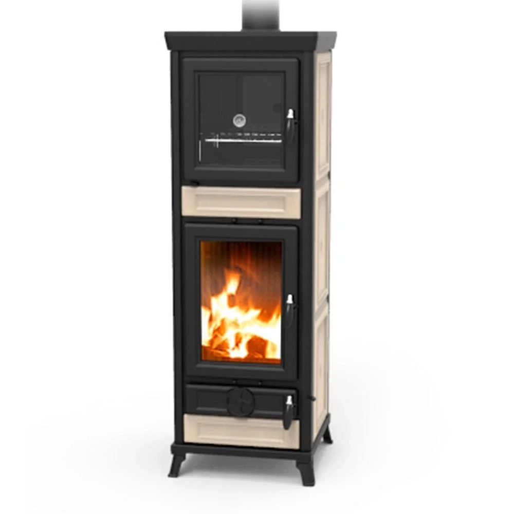 Stufa a Legna con Grande Forno Thermorossi Anna Evo