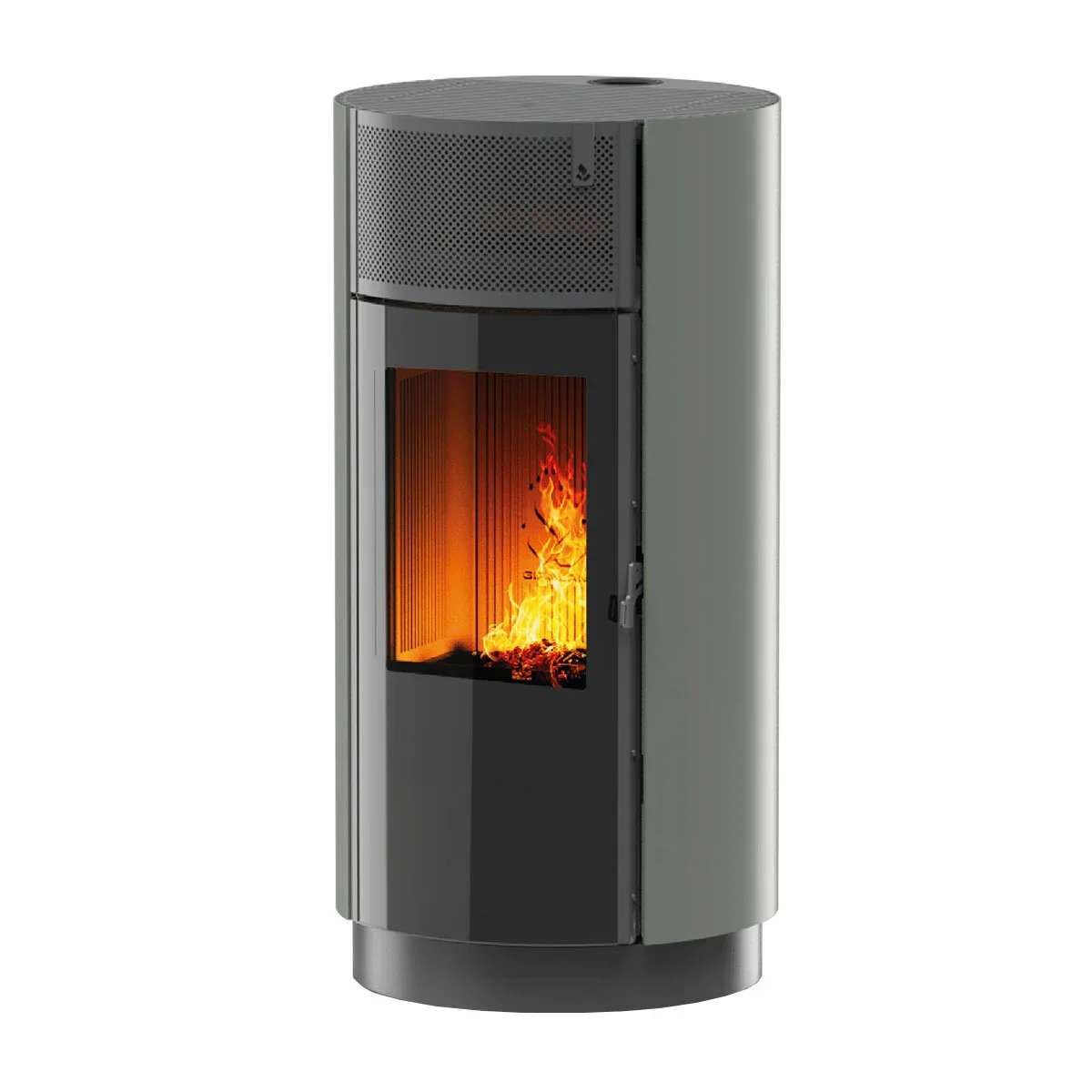Stufa a Pellet Tonda Circolare Girolami Round (Modelli 9 / 12 / 14 kW - Anche Coassiale)
