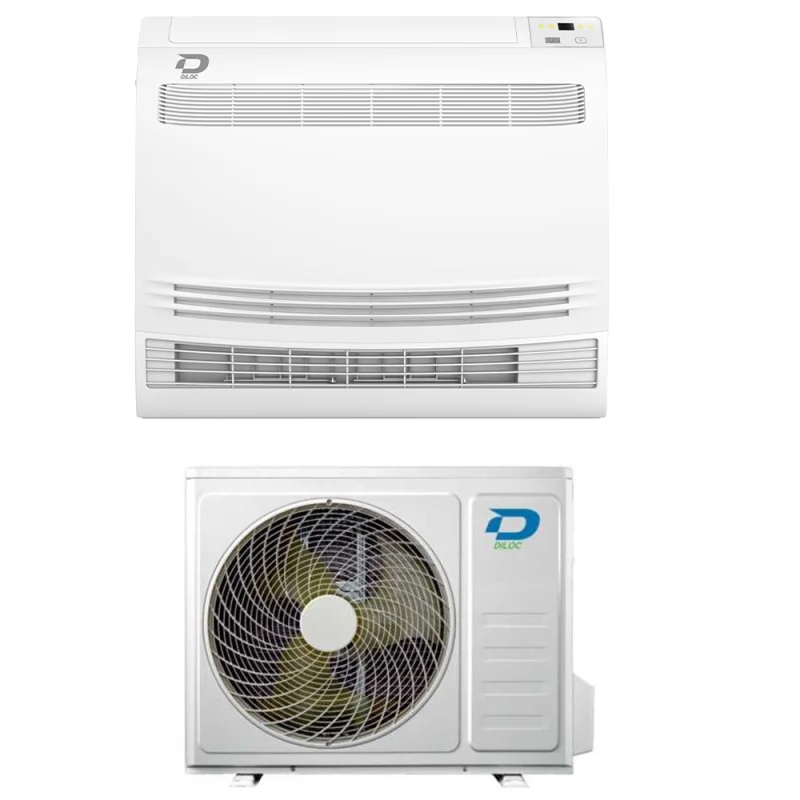 Console a Pavimento e Parete Bassa Diloc (9.000 - 18.000 BTU)