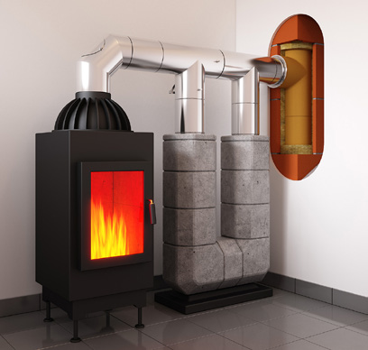 Raccordi per Stufe ad Accumulo Pesante Resistenza 1200°C (Cod. SPKA)