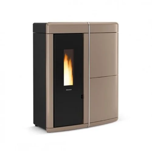 Termostufa a Pellet Slim Idro Extraflame Evelyne & Floriana Idro (Crystal / Gres)