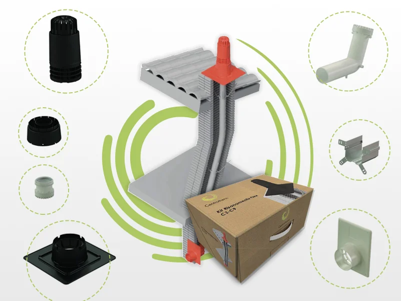 Inserto a Legna Ventilato per Risanamento Caminetti CTL Serie FLINT (Modelli 62 / 69 / 72 / 76 - 5 Stelle)