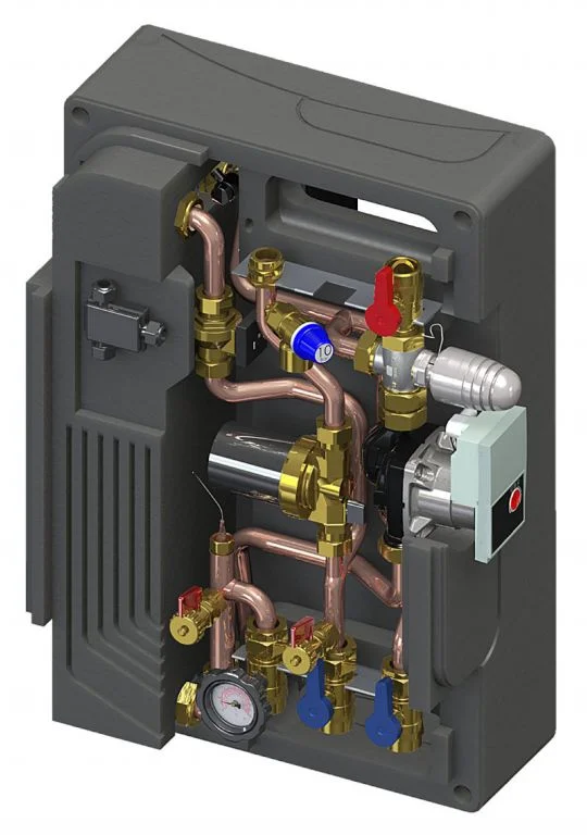 Modulo Produzione ACS Istantanea per Puffer e Accumuli Kaminbox KACS