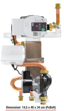 Modulo Compatto Separatore Solo Riscaldamento Kaminbox K2C