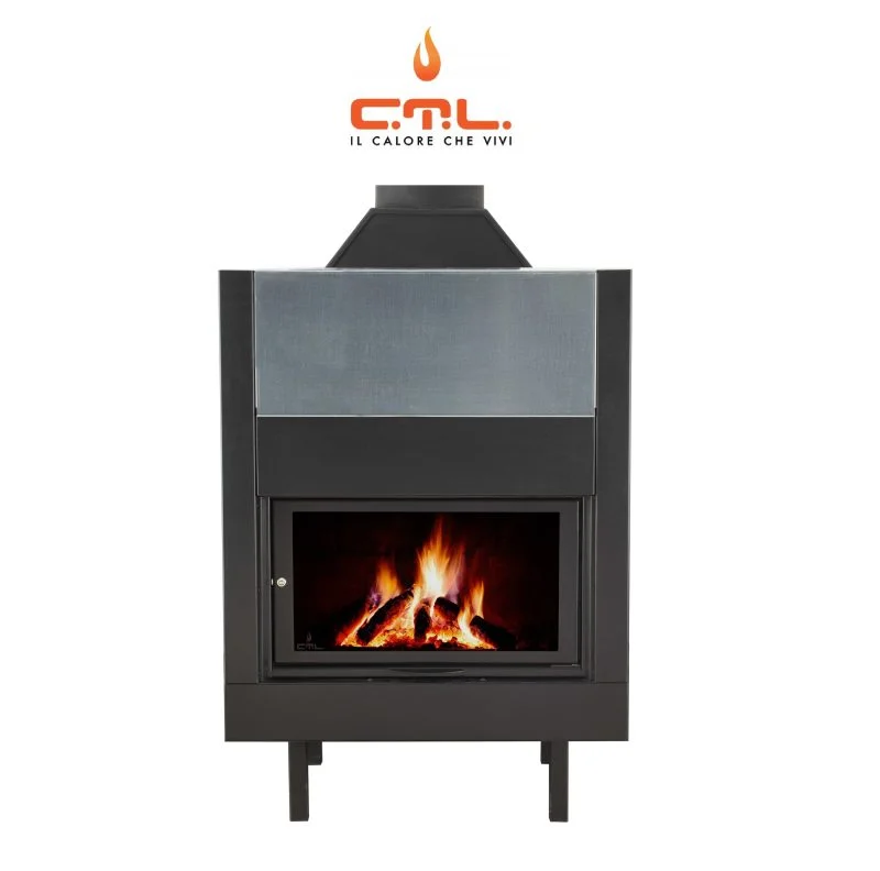 Termocamino Idro a Legna e Ibrido CTL Serie LG (Modelli 28 e 34 kW - Anche Forno Cook e Plurifire Legna/Pellet)