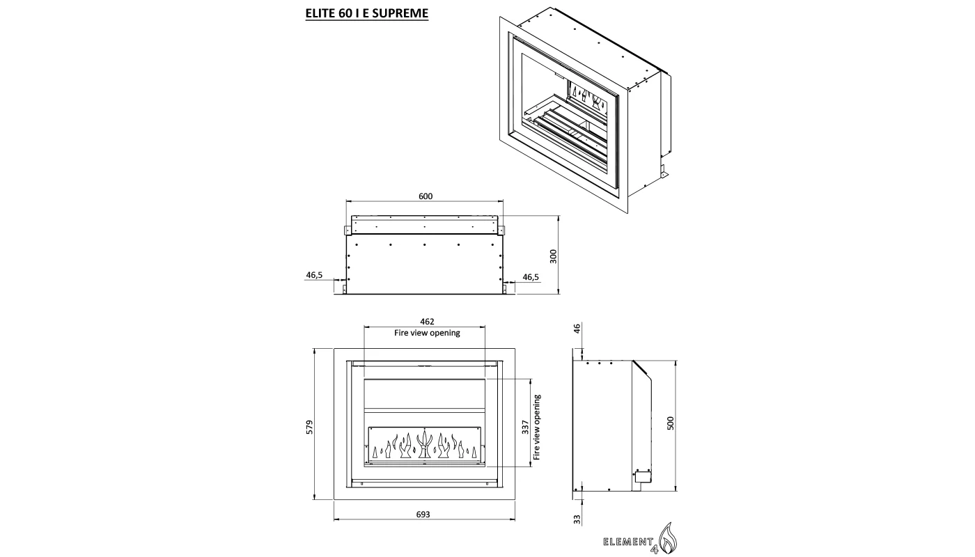 Inserti e Monoblocchi da Incasso per Caminetti Lacunza (Oltre 30 Versioni)