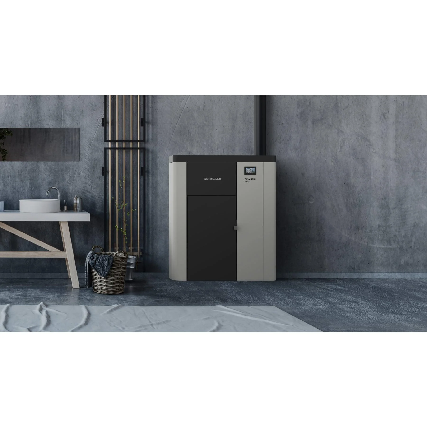 Caldaia a Biomassa Ibrida Legna e Pellet Girolami Biomatic Evo & Bioenergy Evo (Modelli 26 / 30 / 34 kW)